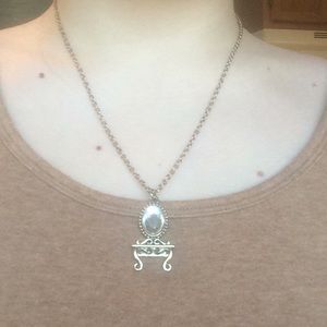 Gold Forever 21 Vanity Necklace